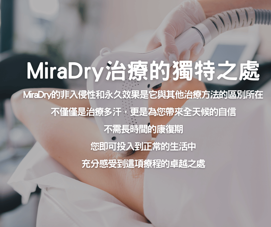 MiraDry治療多汗 止汗新選擇